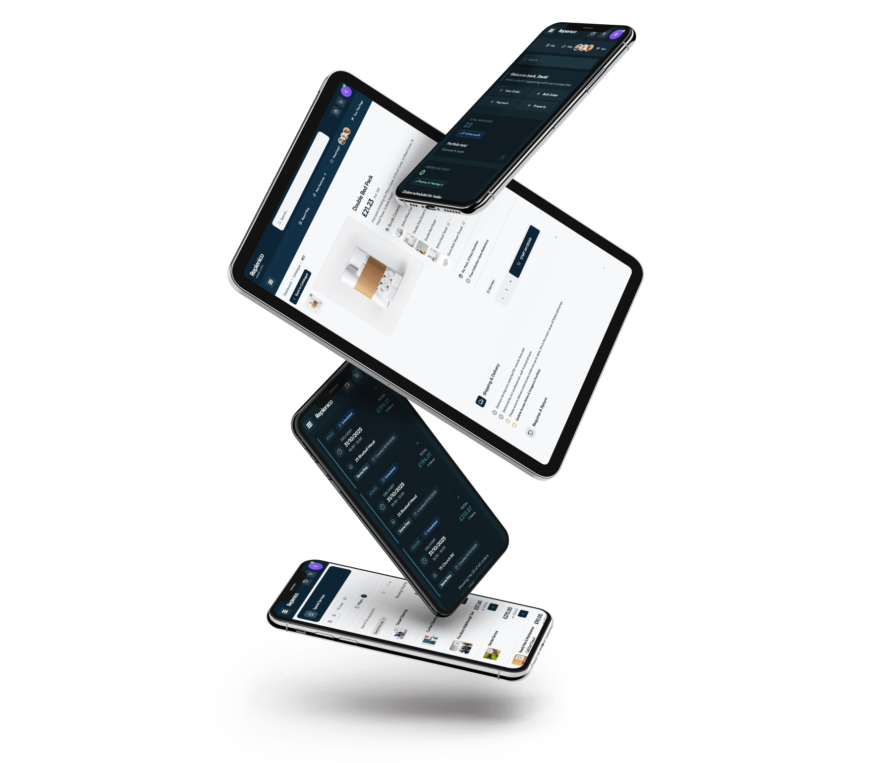 Replenico platform dashboard